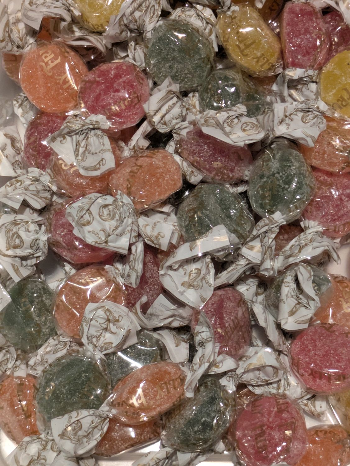 Papillotes pâte de fruits