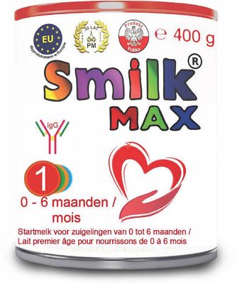 SMILK MAX 1 - 400 g - Minimale bestelling: 2 stuks SMILK MAX 1 - 400 g - Minimale bestelling: 2 stuks