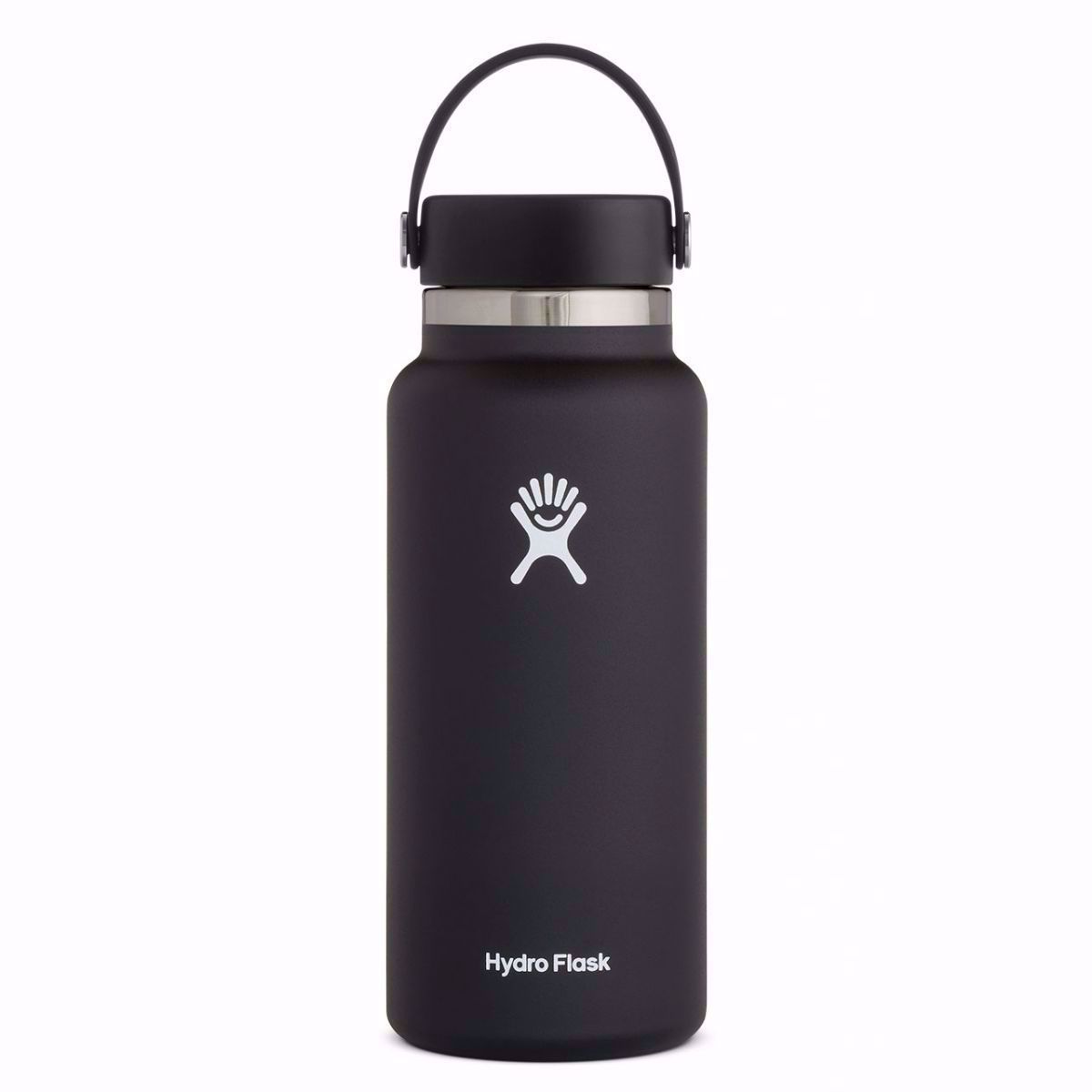 Hydro Flask 32 Oz Wide Flex Cap (946ml), Colour: Black