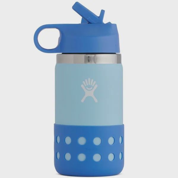 Hydro Flask 12 OZ Kids Wide Straw Lid + Boot - Ice (354ml)