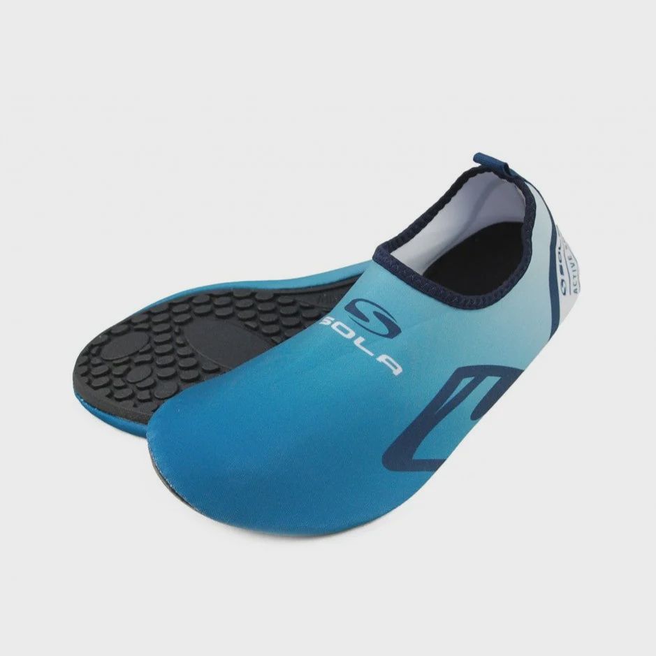Sola Active Sole Beach Shoes, Colour: Blue Gradient, Size: Kids 10-11