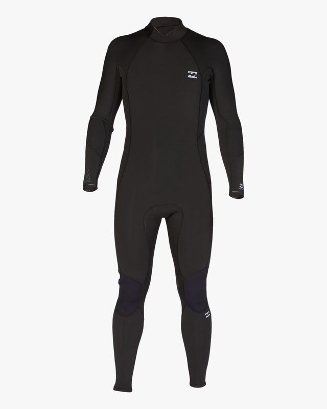 Billabong Mens Absolute 4/3 Back Zip Wetsuit - Black Hash