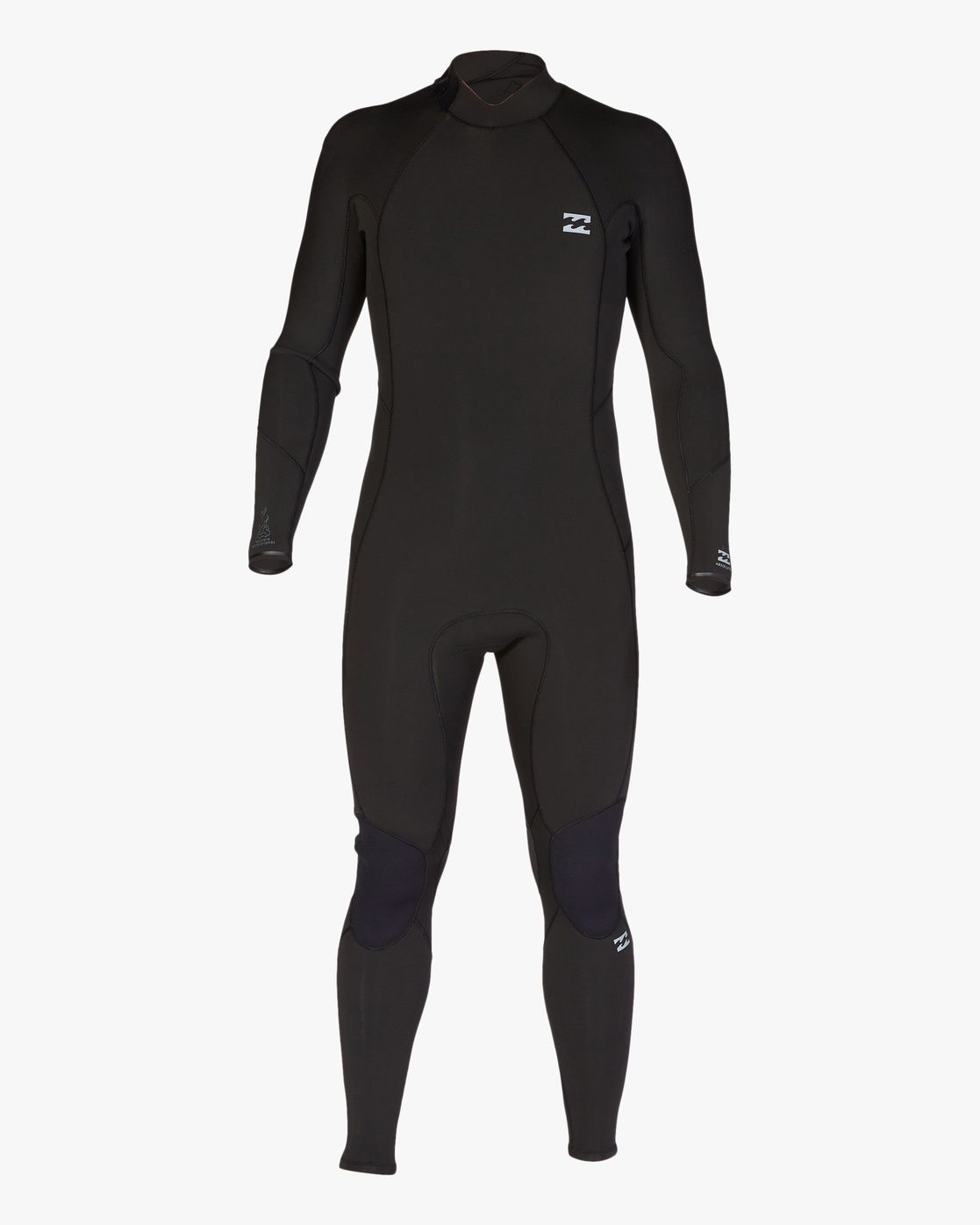 Billabong Mens Absolute 4/3 Back Zip Wetsuit - Black Hash, Size: S