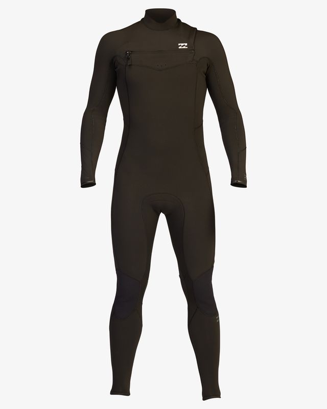 Billabong Mens Absolute 4/3 Chest Zip Wetsuit - Black Hash