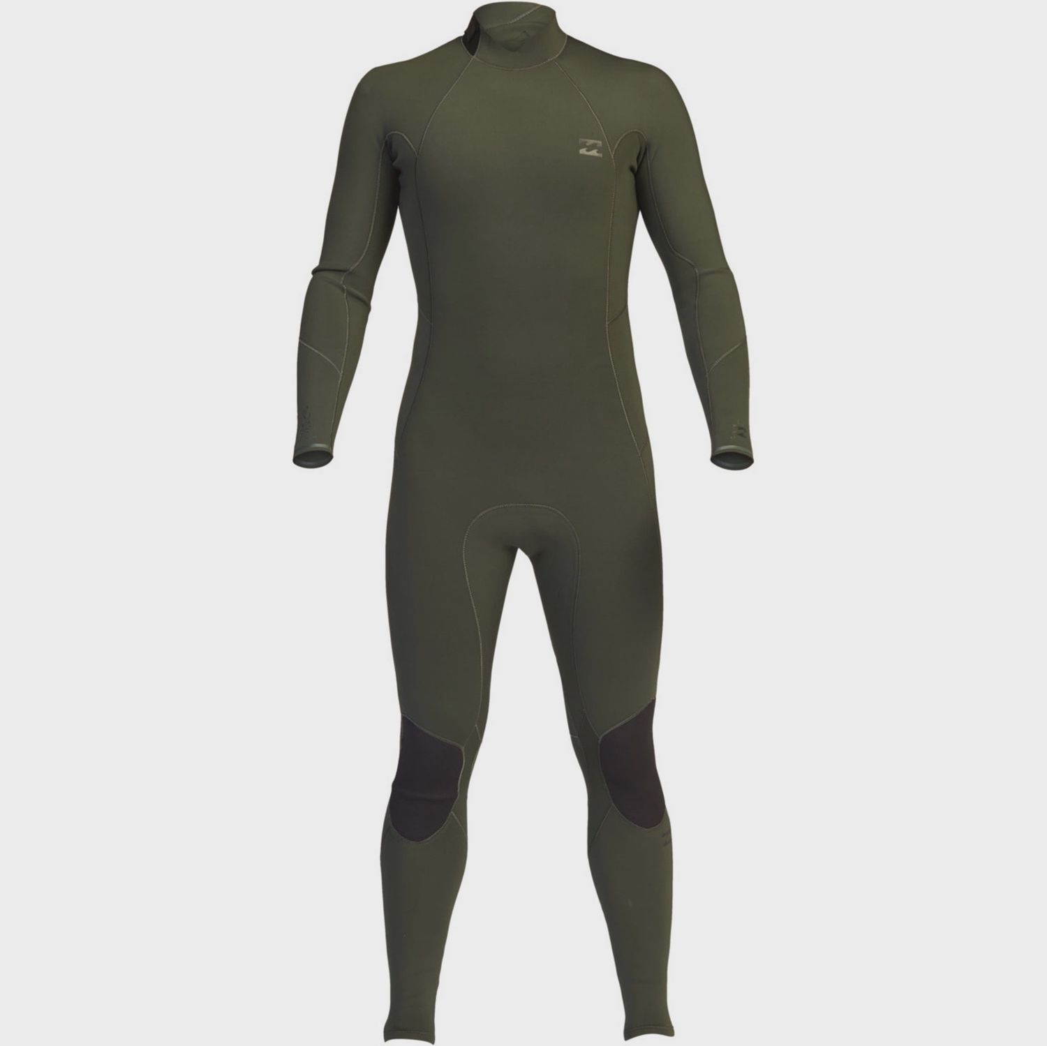 Billabong Mens Absolute 5/4 Back Zip Wetsuit - Military, Size: S