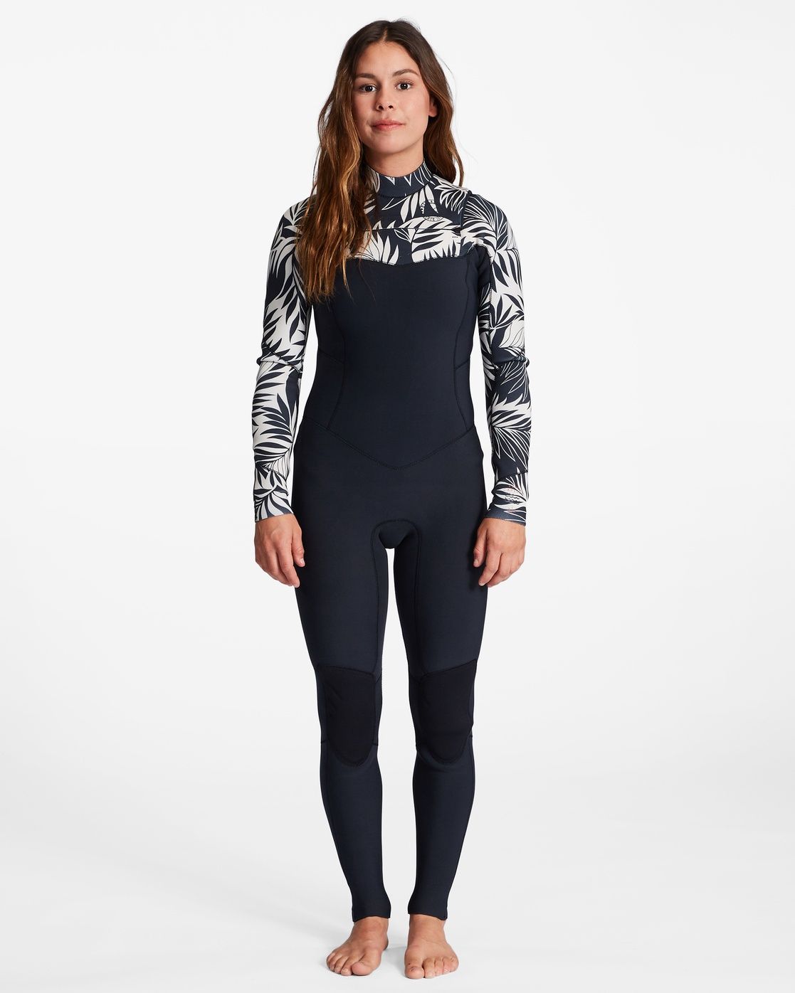 Billabong Womens Salty Dayz 4/3 Chest Zip Wetsuit, Colour: Paradise, Size: 10