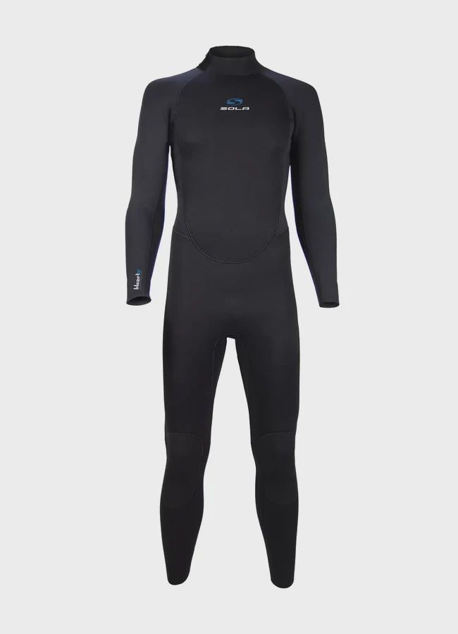 Sola Mens Blaze 5/4 Back Zip Wetsuit - Black, Size: SML