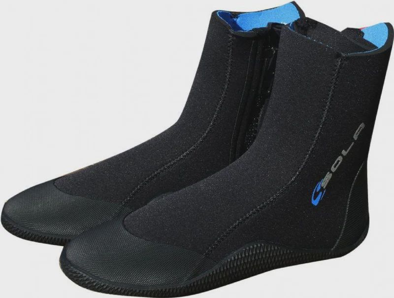 Sola Zip 5mm Wetsuit Boots, Size: UK 1