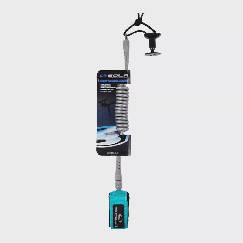 Sola 4ft Bodyboard Coiled Wrist Leash
