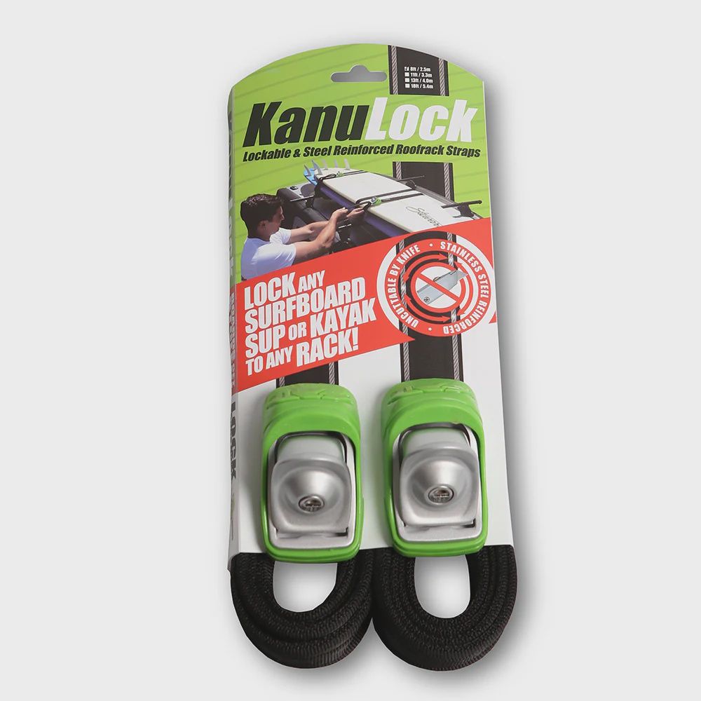 Kanulock Lockable Steel Reinfored Tie-Down Straps, Length: 2.5m/8ft Tiedown Set
