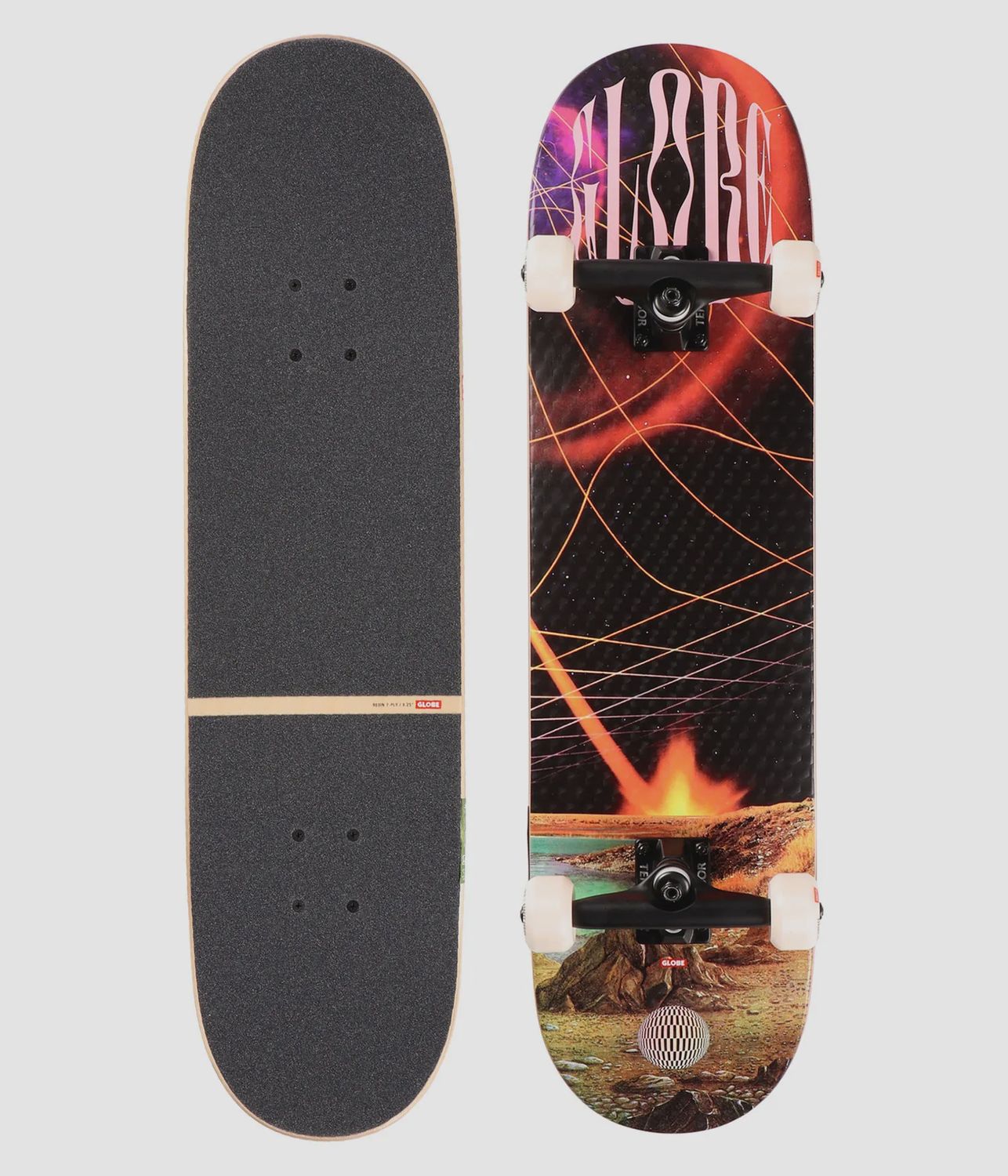 Globe Rapid Space 8.25&quot; Complete-Board (asteroid)