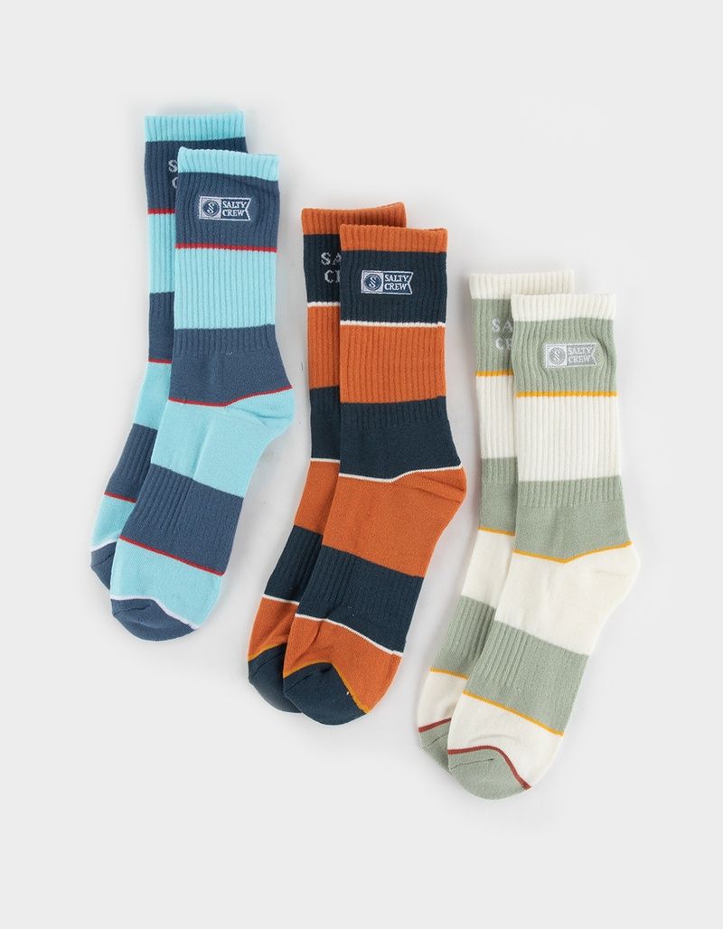 Salty Crew Socks, Colour: Cutlap 3 Pack - Multi (7-11)
