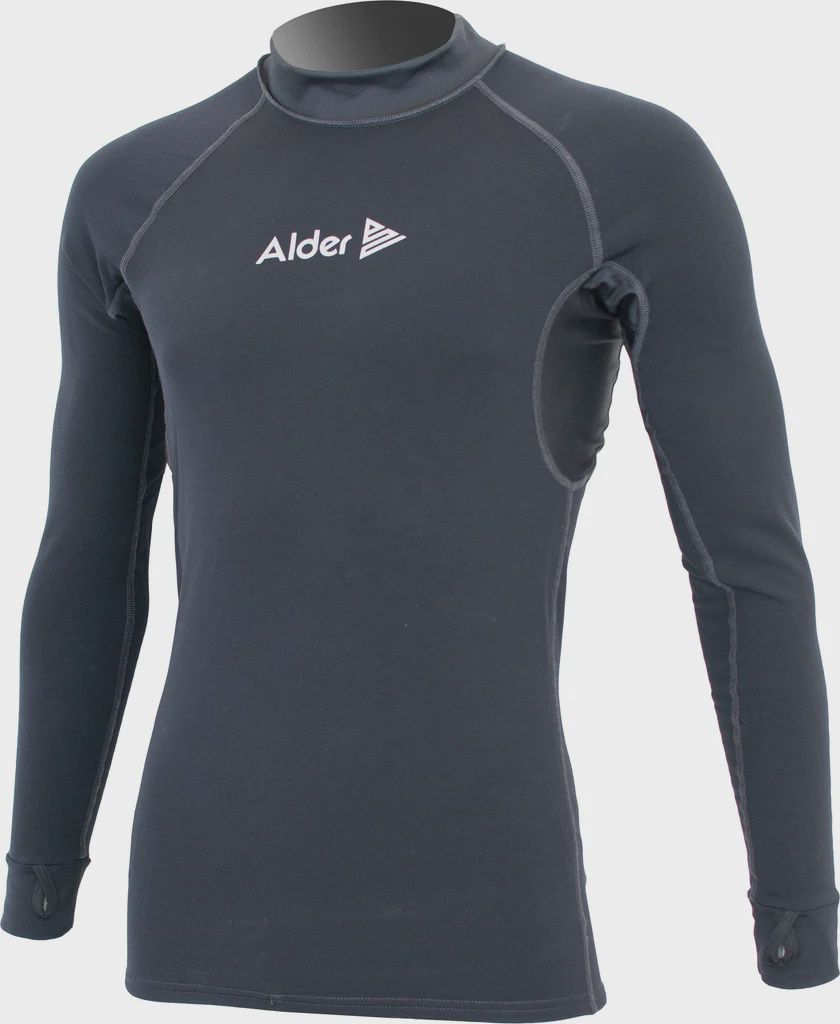Mens Alder Spirit Thermal Rash Vest, Size: 2XL, Sleeve Length: Long Sleeve
