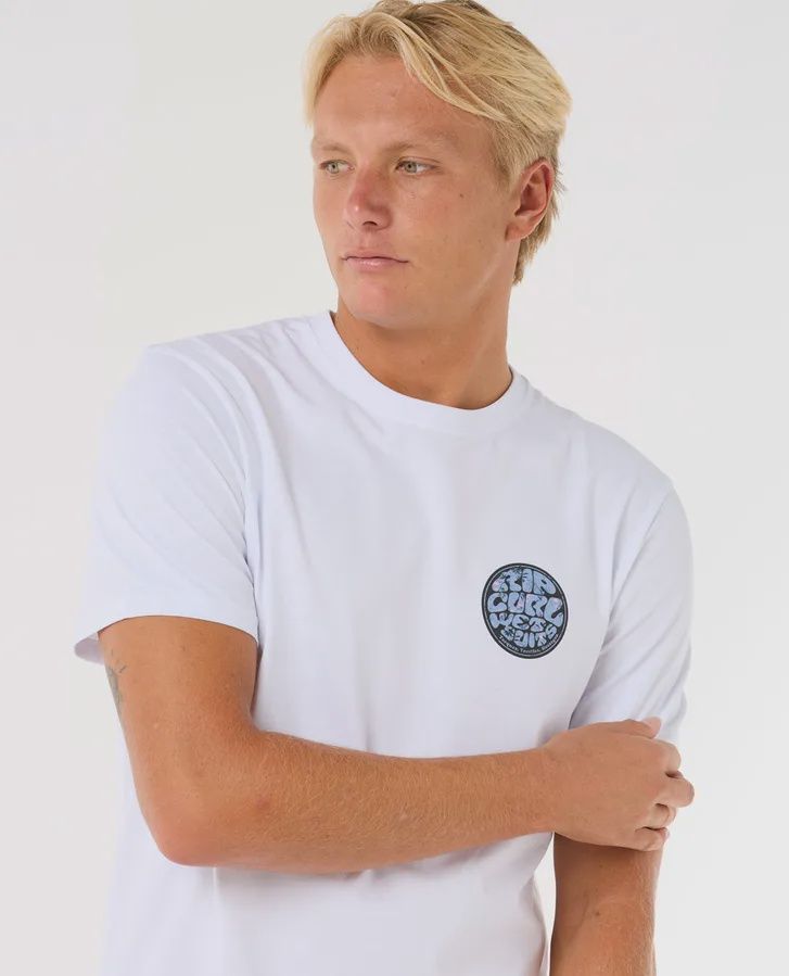 Rip Curl Wettie Passage Icon Tee - White