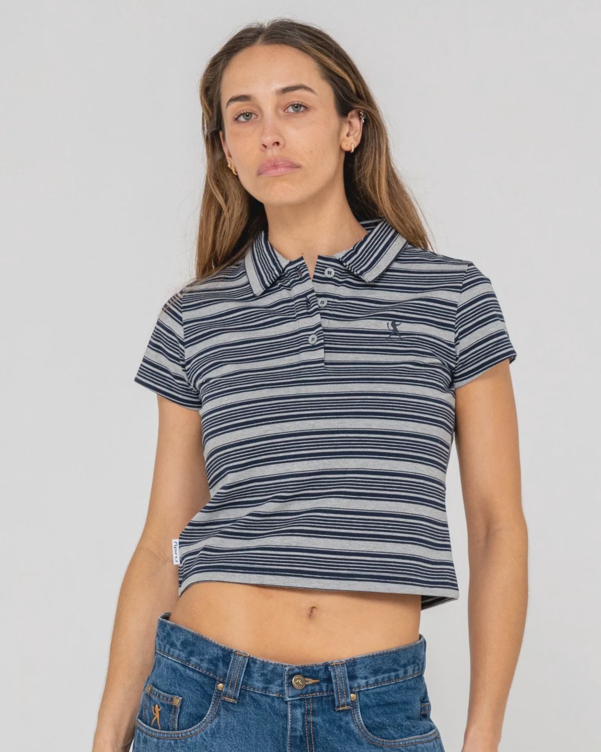 Rusty Nello Polo Mini Tee, Size: Ladies 6