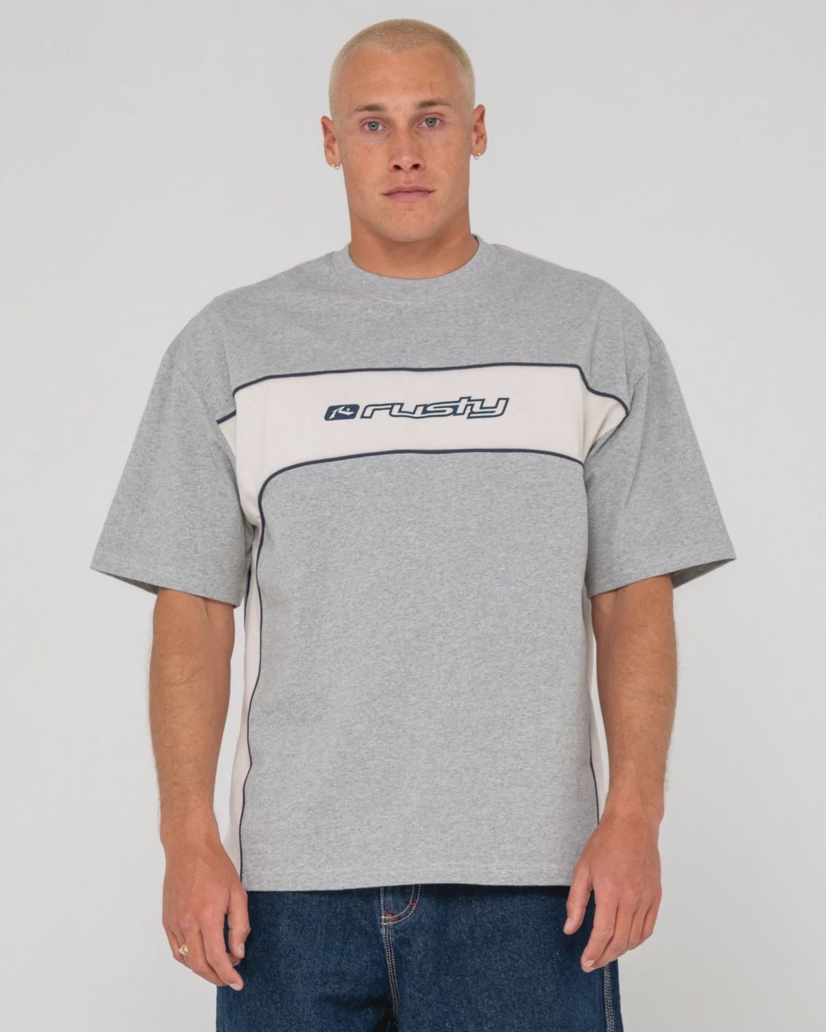 Rusty Squeeker Oversized Graphic Tee, Size: S