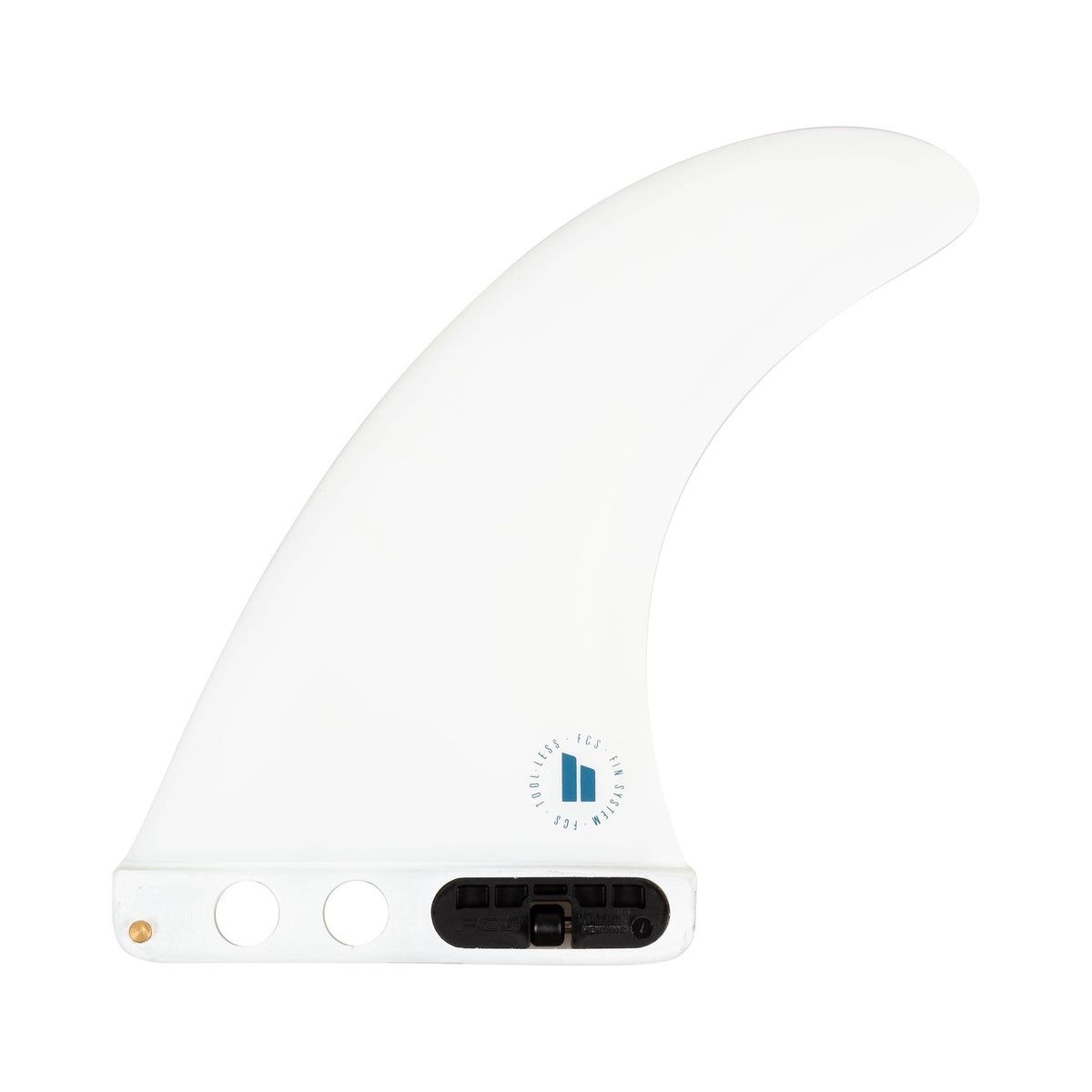 FCS II Skindog Longboard Fin, Colour: White, Size: 7&quot;