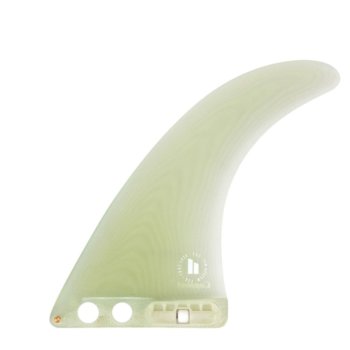 FCS II Connect PG Longboard Fin, Colour: Clear, Style: 9"