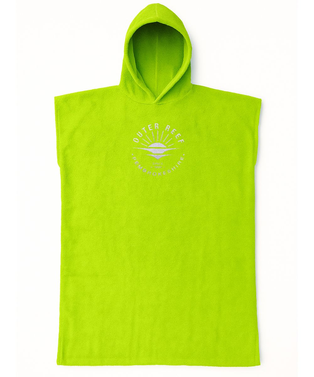 Outer Reef Kids Changing Robes, Colour: Sea Green, Size: Age 6-8