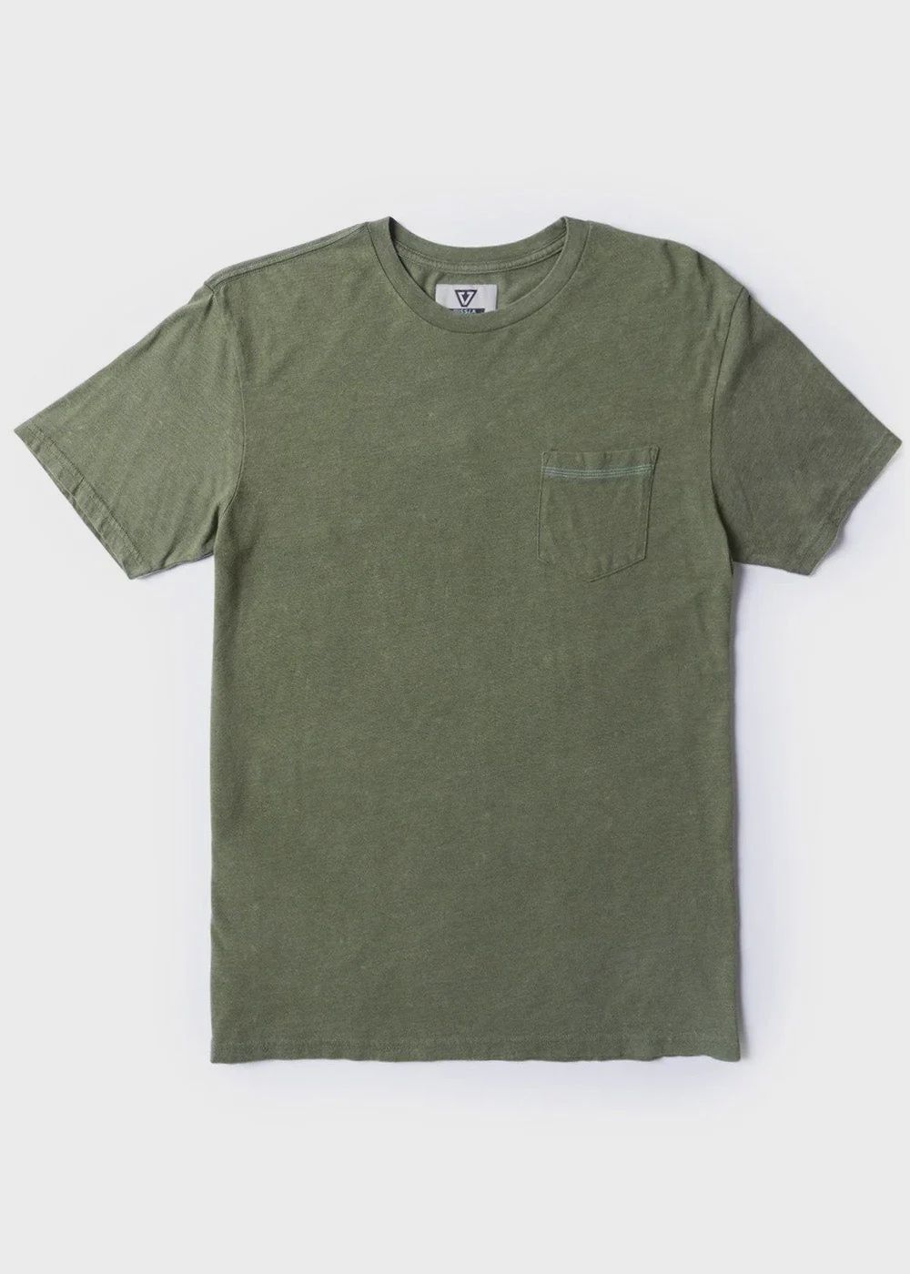 Vissla Solid Sets SS Pocket Tee – Rifle, Size: S
