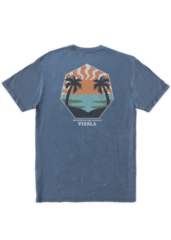 Vissla Psychedelic Palms SS Tee – Sea Water