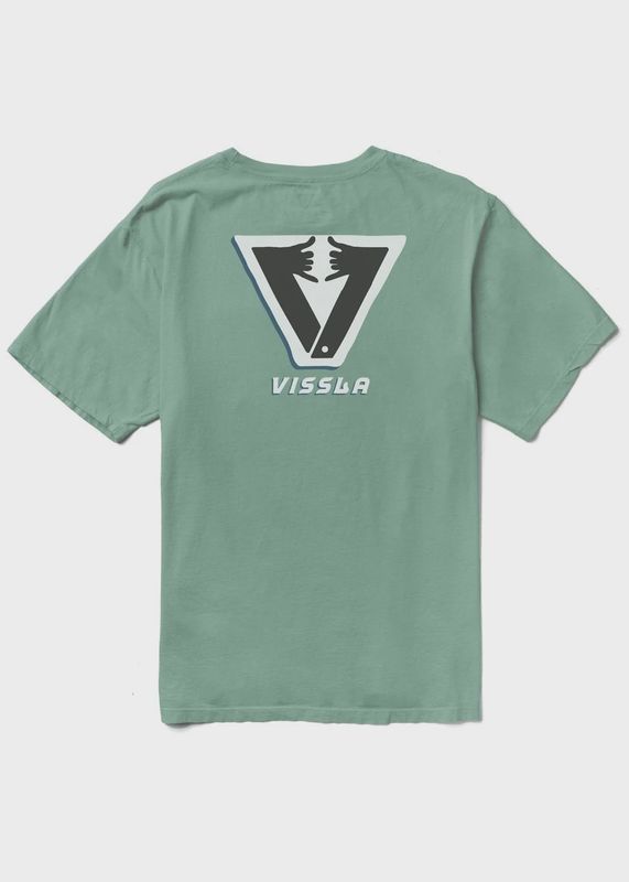 Vissla Amigo Shaka Organic Pocket Tee – Jade