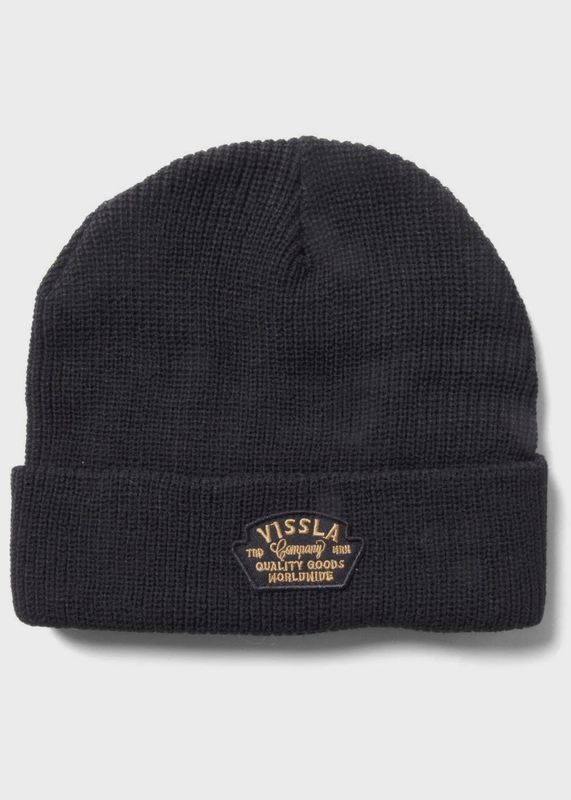 Vissla Solid Sets Eco Beanie – Black