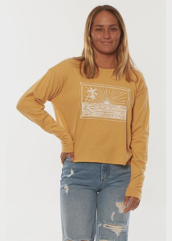 Sisstr Sunny Days LS Knit Tee – Sunkissed Sands
