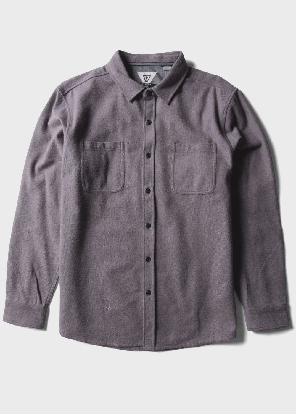 Vissla Shaper Eco Long-Sleeve Flannel – Shark, Size: S