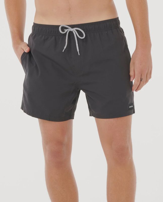 Rip Curl Offset Volley 15 Inch Boardshorts – Black