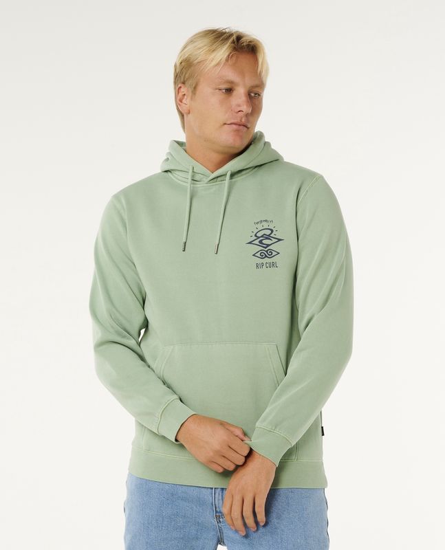 Rip Curl Search Icon Hooded Fleece - Aloe