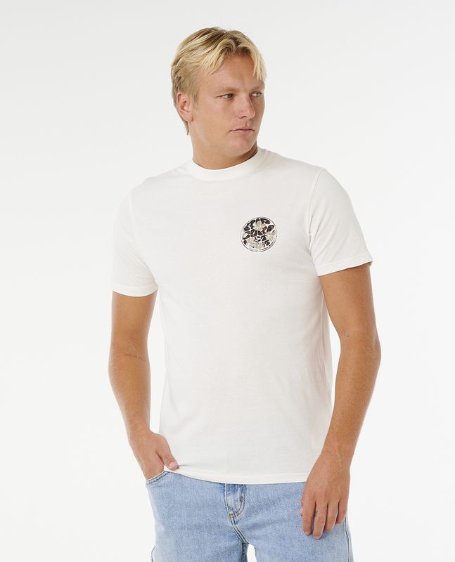 Rip Curl Wettie Passage Icon Tee - Bone