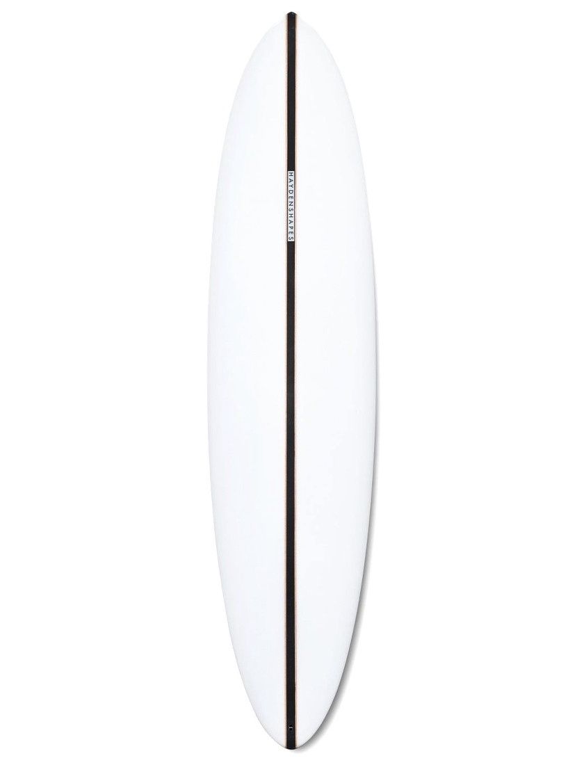 Haydenshapes Mid Length Glider FutureFlex Surfboard 7ft 7 - White, Size: 7&#39;7&quot;
