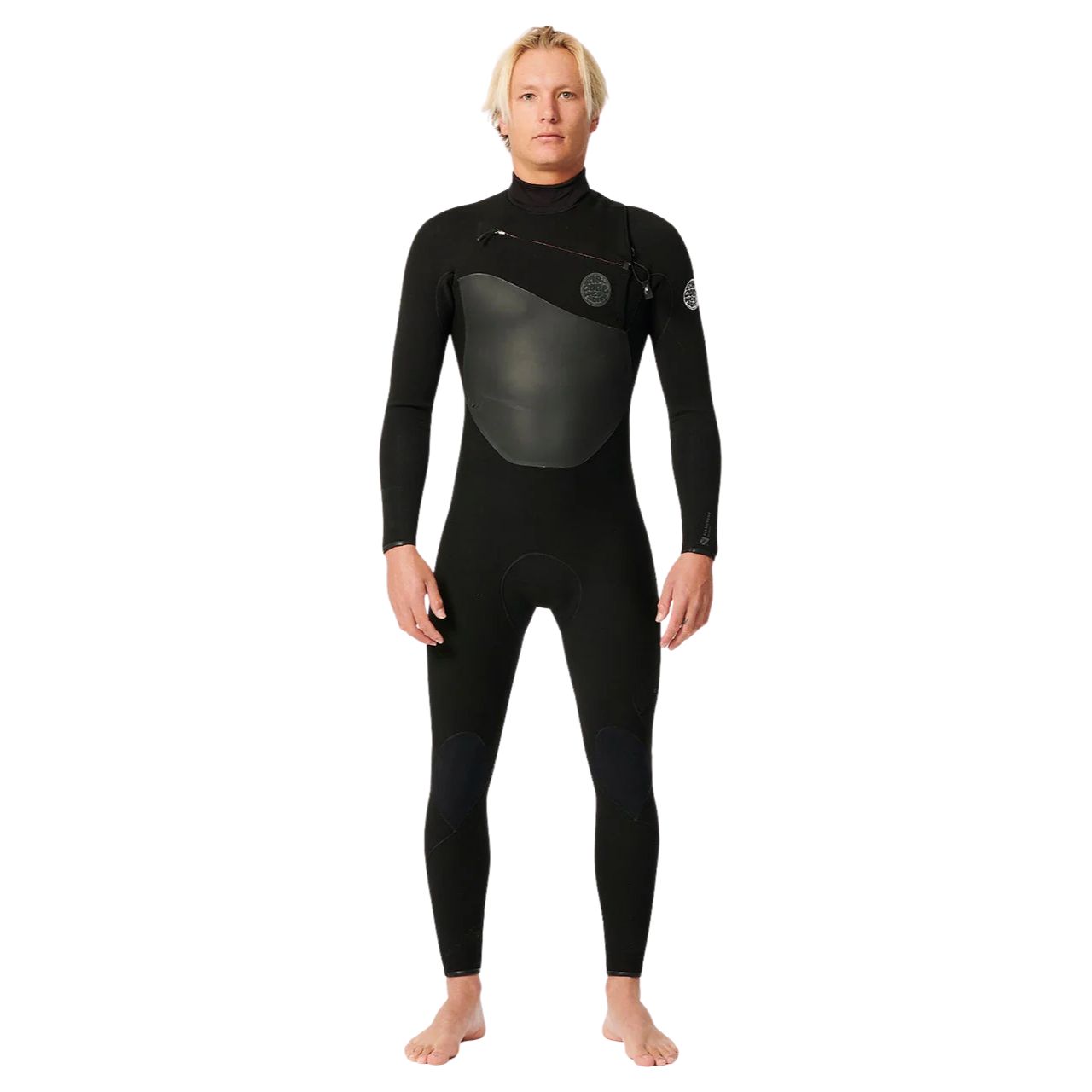 Rip Curl Flashbomb 3/2 Chest Zip Wetsuit – Black, Size: XL