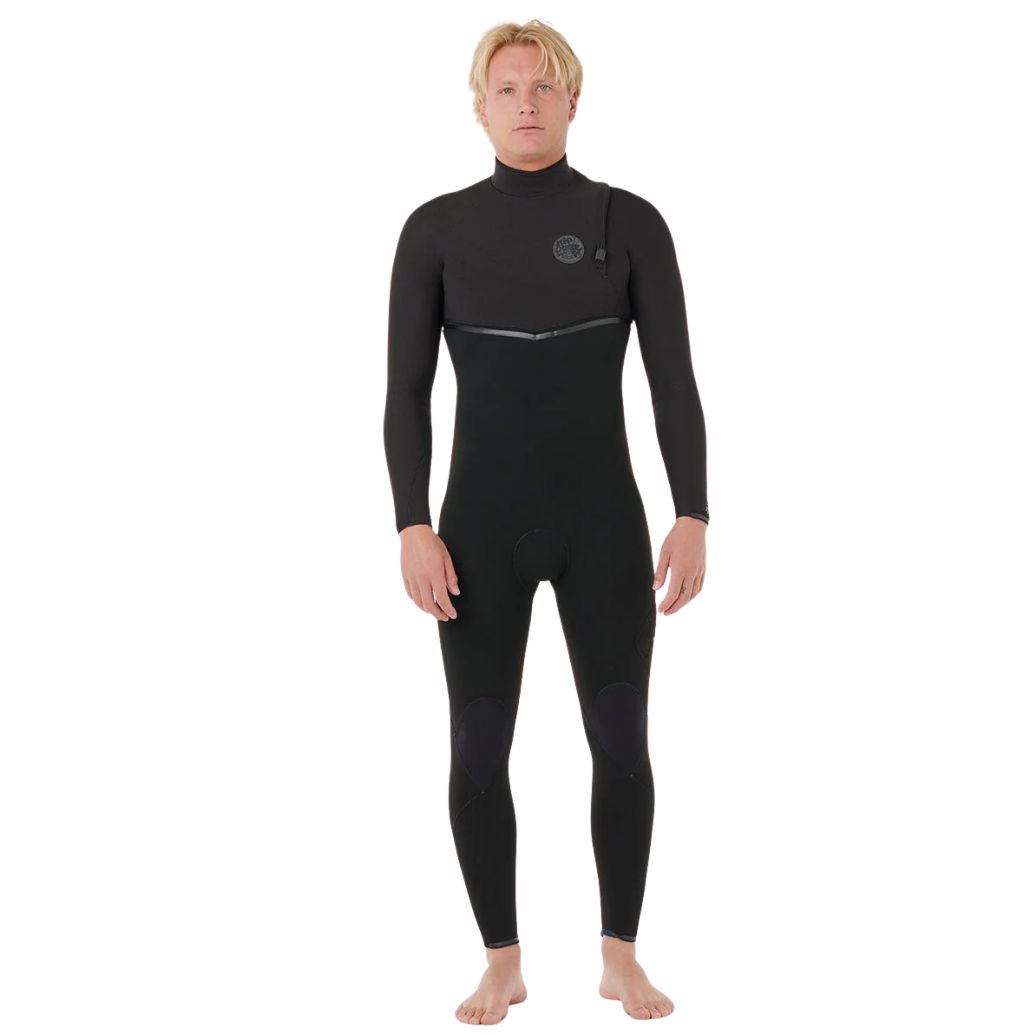 Rip Curl E-Bomb 3/2 Zip-Free Wetsuit – Black, Size: S