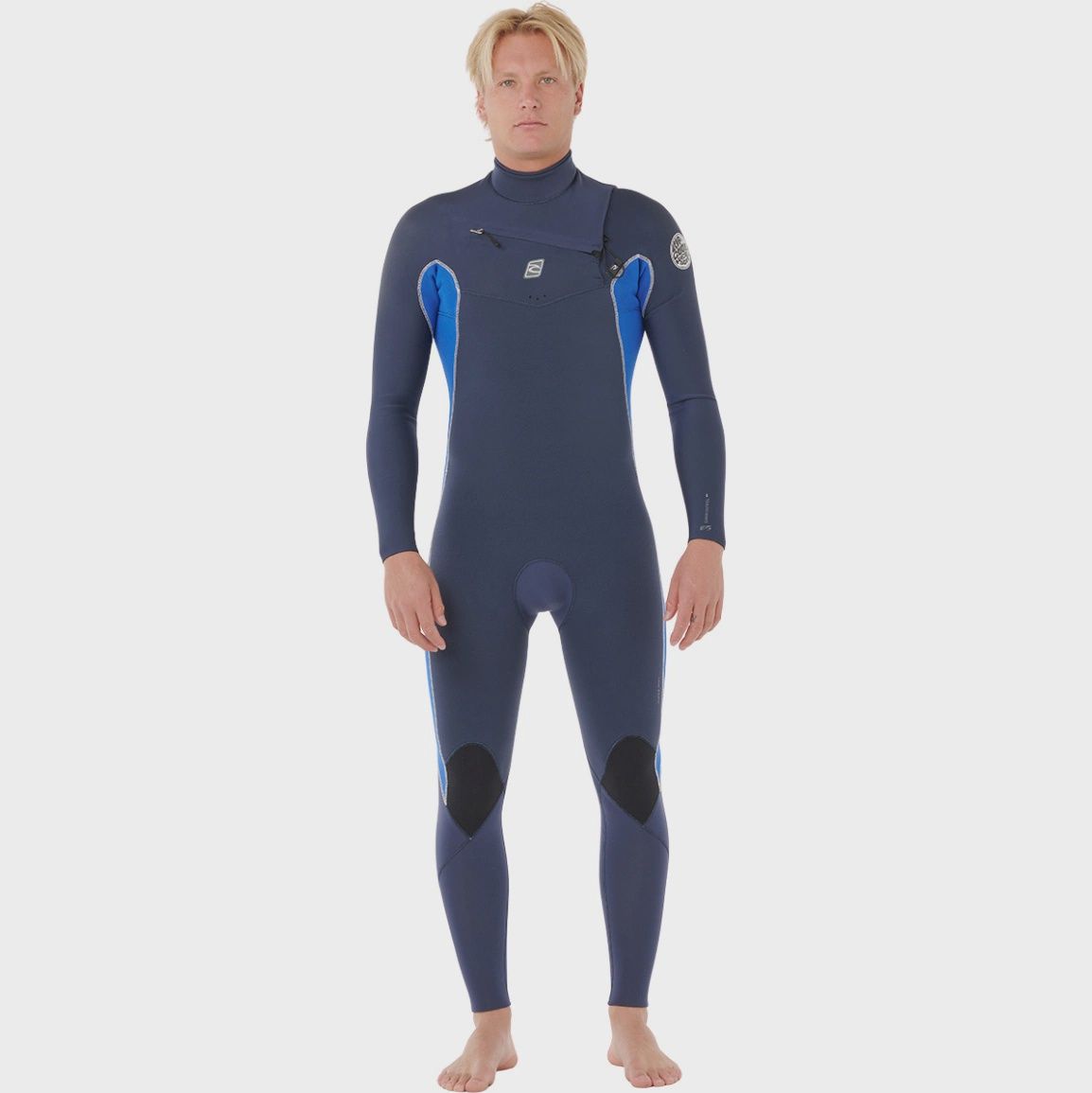 Rip Curl Men’s Dawn Patrol 5/3 Chest Zip Wetsuit – Electric Cobalt
