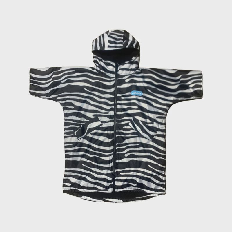 Saltskin Kids Waterproof Robe - Zebra