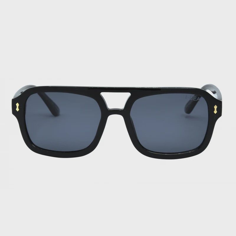 I-SEA Polarised Sunglasses, Style: Royal - Black/Smoke