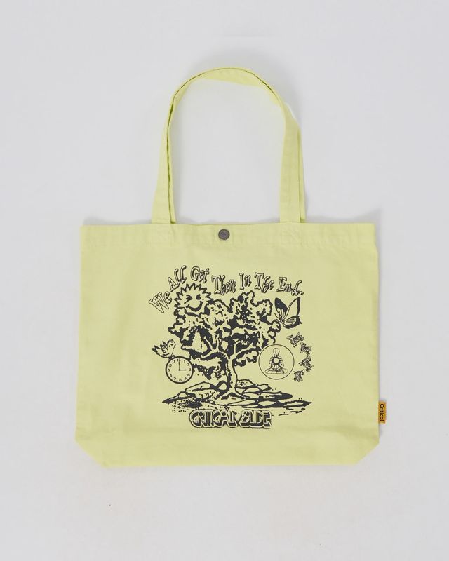 Critical Slide Planet Tote - Washed Lime