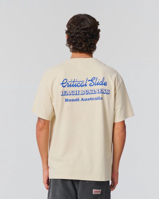 Critical Slide Business Tee - Ecru