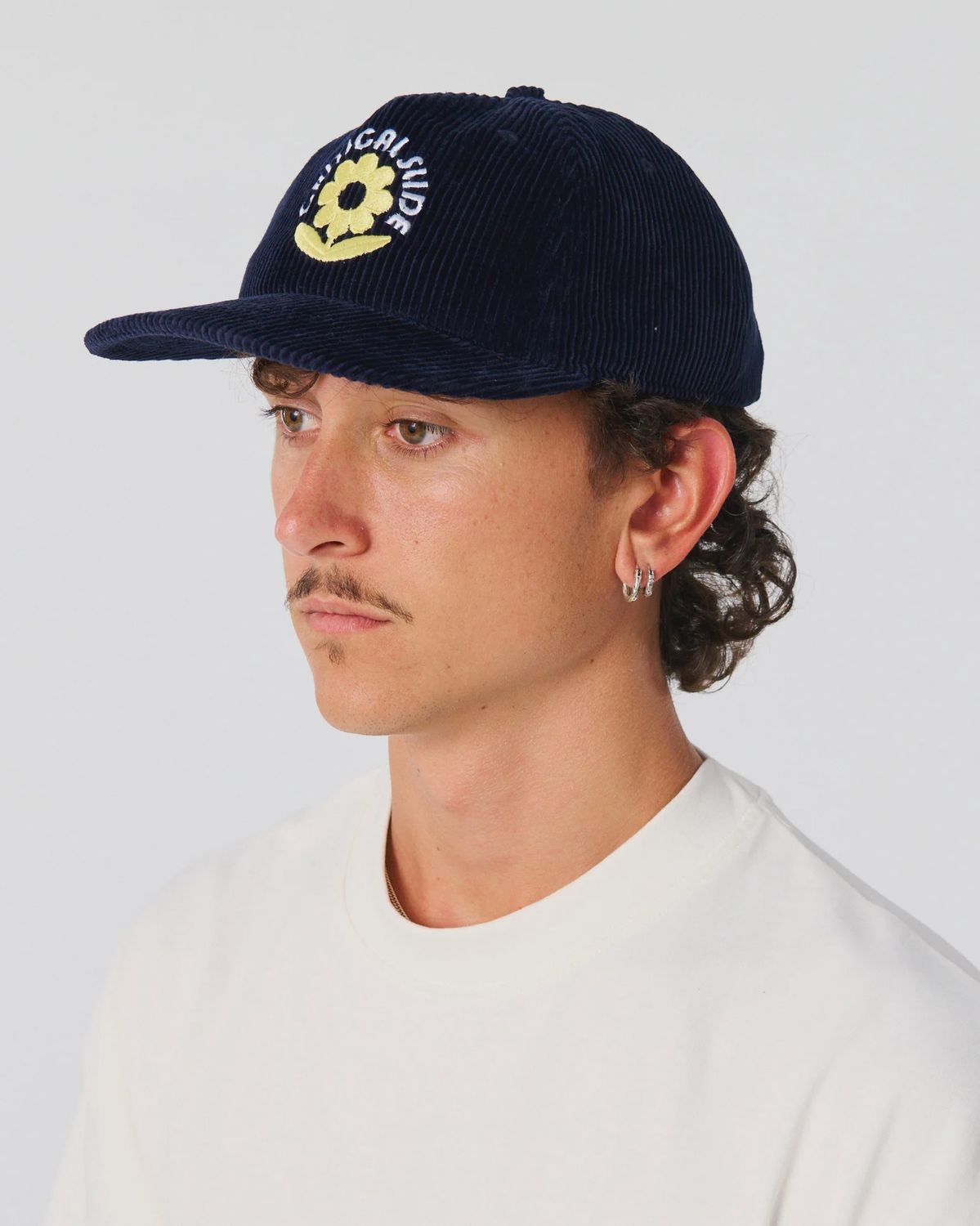 Sunflower Cord Cap - Worker Blue