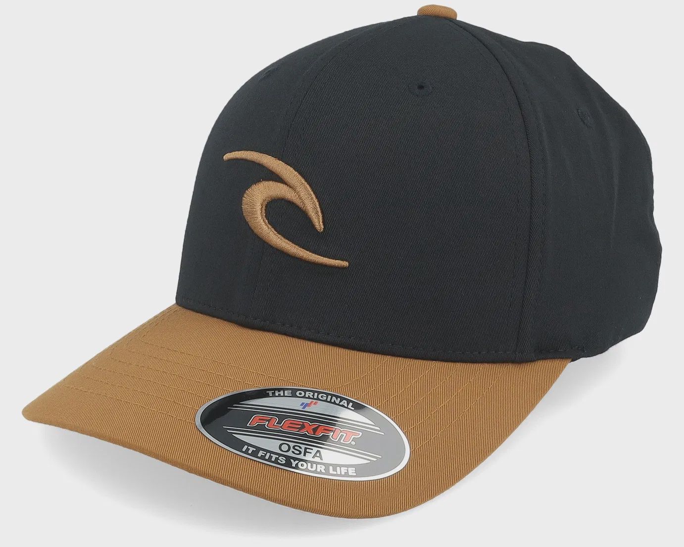 Rip Curl Tepan 2.0 Flexfit Cap - Black/Tan