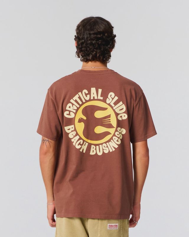 Critical Slide Seabird Tee - Brown