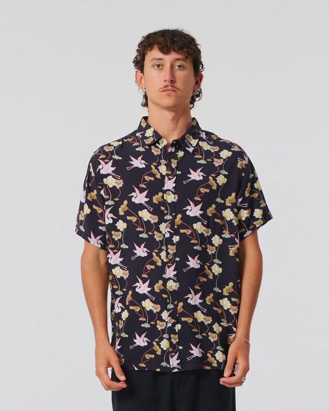 Critical Slide Lilypad Shirt - Vintage Black