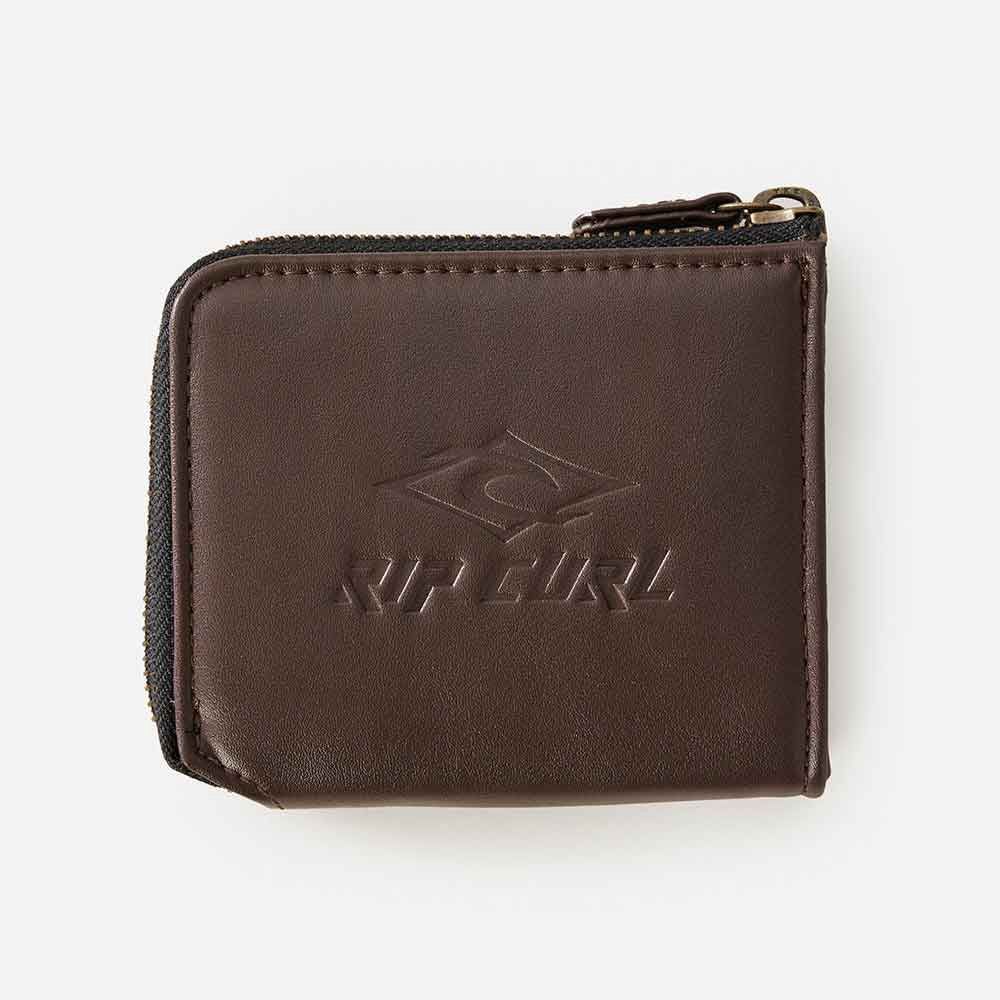 Rip Curl Classic Surf PU Zip Around Wallet - Brown