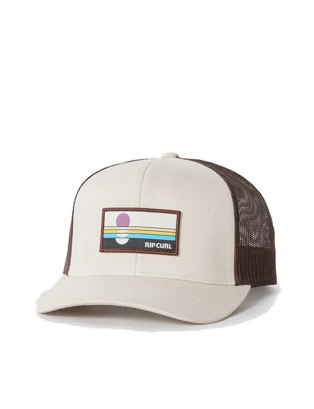 Rip Curl Custom Curve Trucker Cap - Vintage White