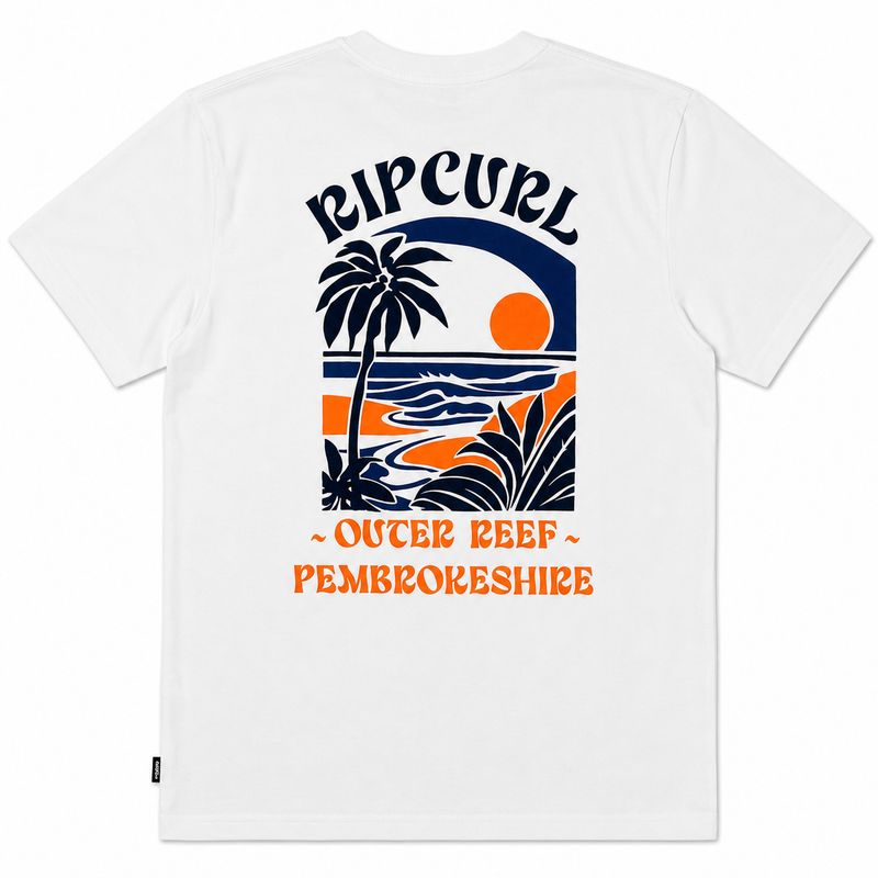 Rip Curl x Outer Reef - Cutout Matisse Tee - Bone