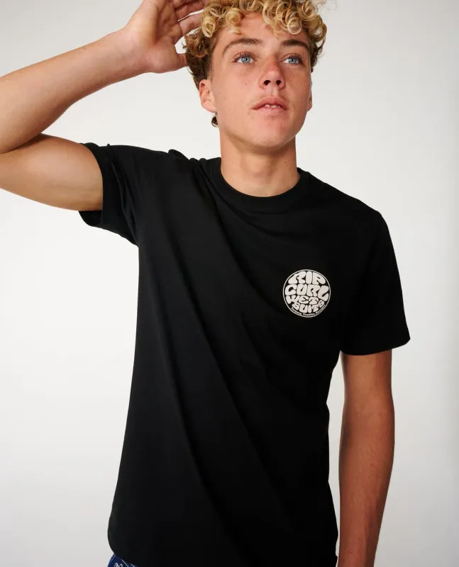 Rip Curl Men's Wettie Icon Tee - Black