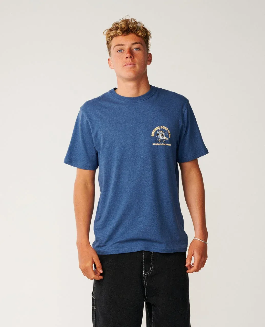 Rip Curl Men's Shaper Address Tee Update - Light Navy