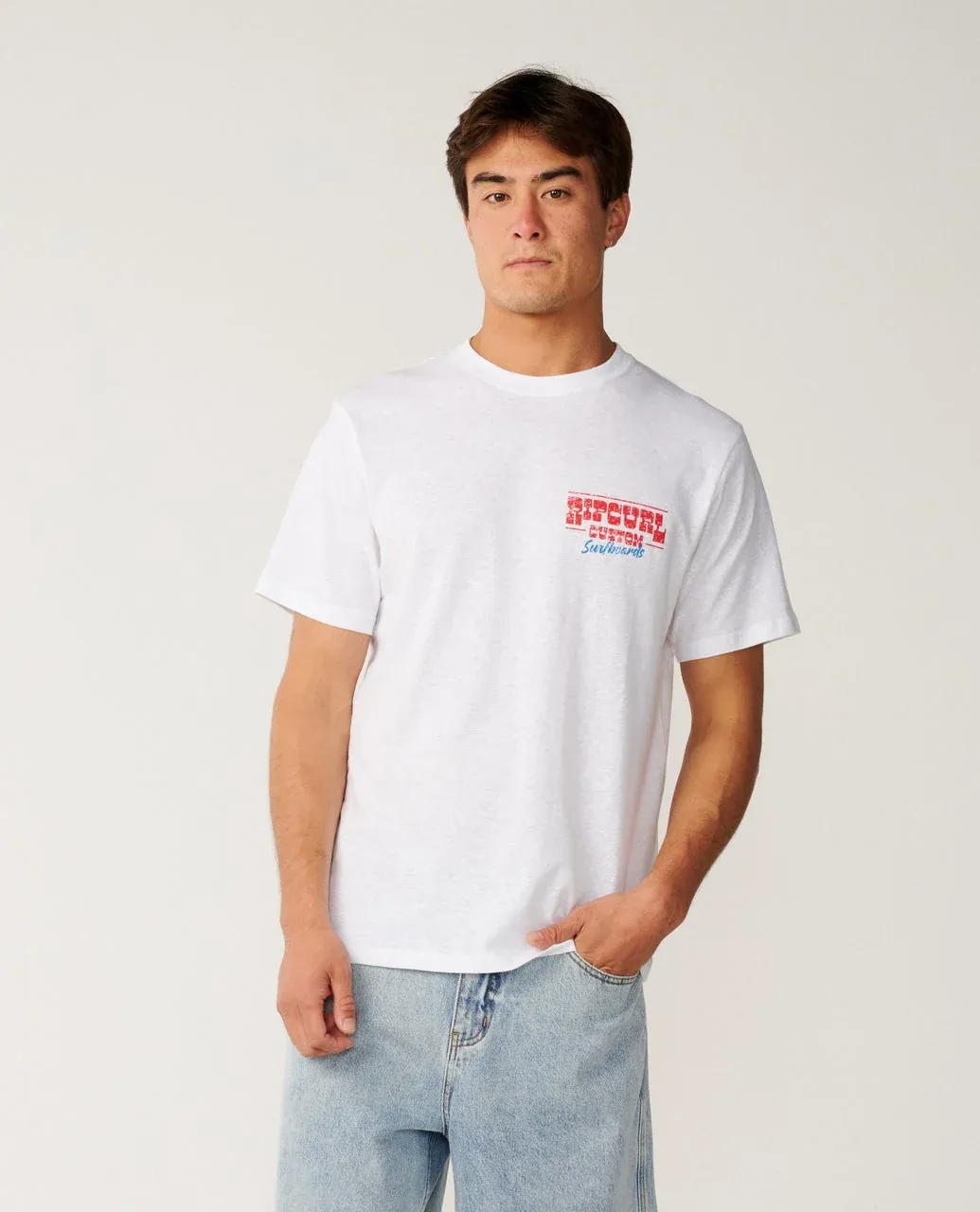 Rip Curl Men's Shaper Address Tee Update - White